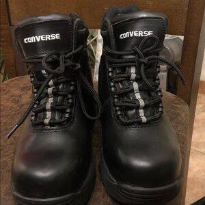 Converse Composite Toe Black High-Top Safety Boots